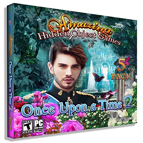 Legacy Games Amazing Hidden Object Games for PC: Once Upon A Time 2 (5 Game Pack) - PC DVD with Digital Download Codes