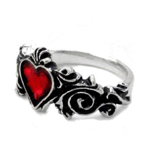 Alchemy Gothic Halloween Party Jewelry Betrothal Ring Size Q/8.5