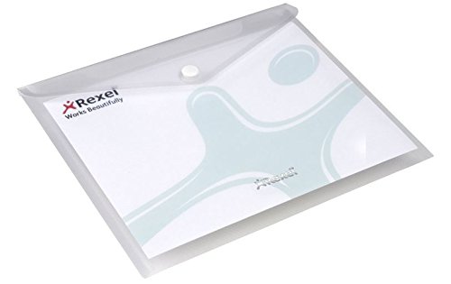 Rexel A5 Clear Ice Popper Wallet (Pack of 50)