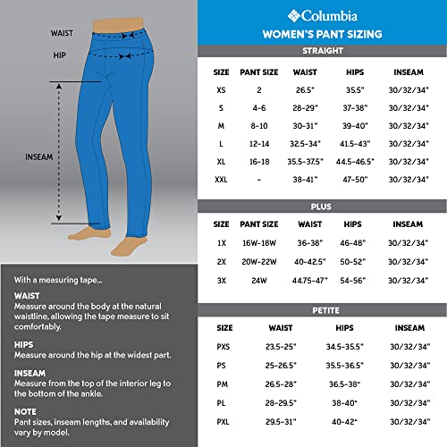 Columbia Women's Saturday Trail Stretch Pant, India Ink, 12