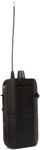 shure p3r wireless bodypack receiver for psm300 personal monitoring systems - g20 band