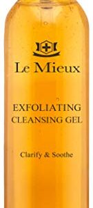 Le Mieux Exfoliating Cleansing Gel - Deep Pore Lactic & Salicylic Acid Face Wash with Hyaluronic Acid & Aloe, Ideal for Oily or Blemish-Prone Skin, No Parabens or Sulfates (6 oz / 180 ml)