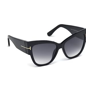 Tom Ford Women's TF371 Sunglasses, Shiny Black