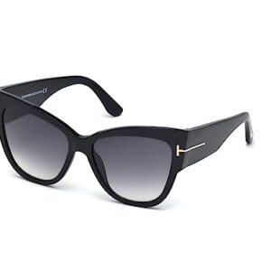 Tom Ford Women's TF371 Sunglasses, Shiny Black