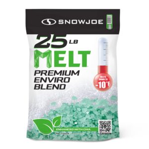 Snow Joe MELT25EB Premium Enviro Blend Ice Melter w/CMA, 25-Pound Bag, Packaging May Vary