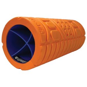 GoFit 13” Massage Go Roller - Massage Bar and Training Manual,Orange,GF-FR13-ORNG