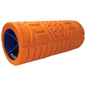 GoFit 13” Massage Go Roller - Massage Bar and Training Manual,Orange,GF-FR13-ORNG