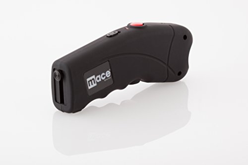 Mace Brand 2,400,000 Volt Ergo Stun Gun with Bright LED Light (Black) – Features On/Off Safety Switch, Stun Button – Holster Included, Rechargeable Battery, Mace Stun Gun for Self Defense, Made in USA