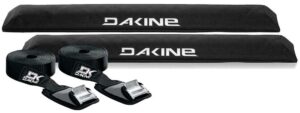 dakine long aero 28" rack pads with dakine baja 12' tie down straps bundle