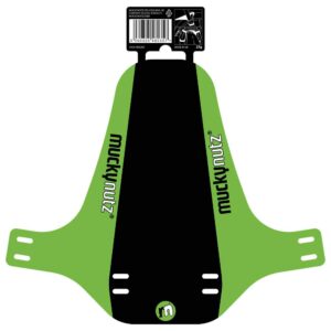 mucky nutz face fender, black/green, regular