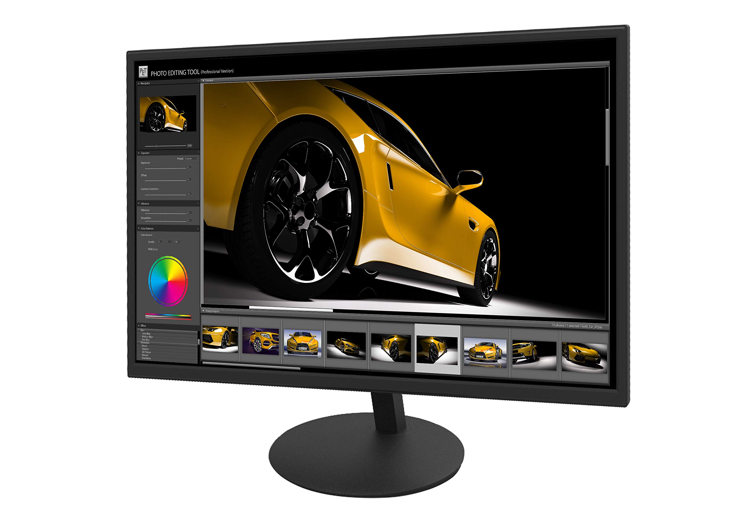 Sceptre E275W-1920 27" FHD 1080p 75Hz Monitor HDMI VGA Build-In Speakers, Metal Black