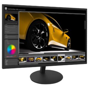 Sceptre E275W-1920 27" FHD 1080p 75Hz Monitor HDMI VGA Build-In Speakers, Metal Black