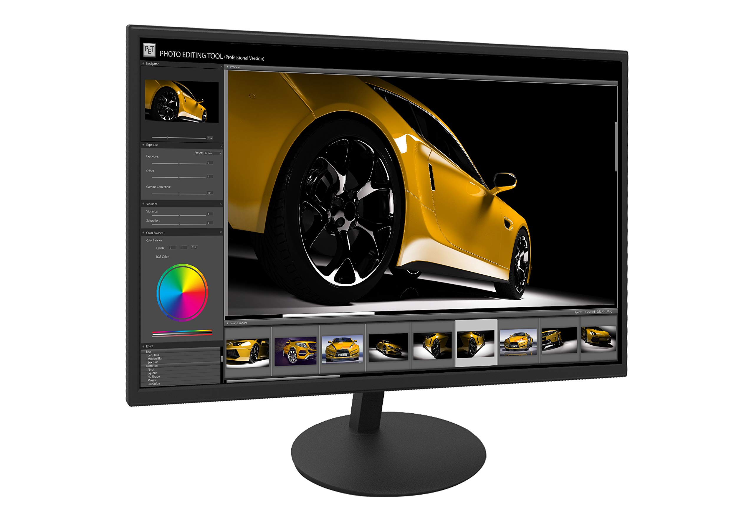 Sceptre E275W-1920 27" FHD 1080p 75Hz Monitor HDMI VGA Build-In Speakers, Metal Black