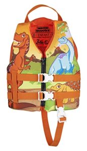 full throttle child water buddies life vest, dinosaur