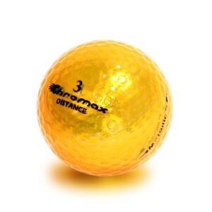 Chromax High Visibility Distance Golf Balls 6-Pack - Gold