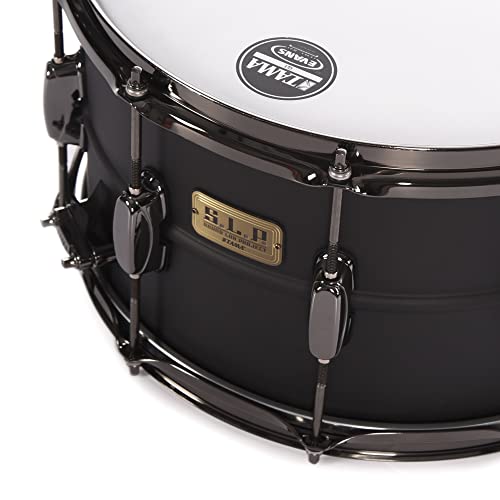 Tama S.L.P. Big Black Steel Snare Drum - 8 Inches X 14 Inches Limited Edition