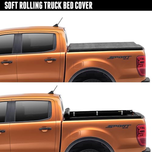 RealTruck TruXedo TruXport Soft Roll Up Truck Bed Tonneau Cover | 297701 | Fits 2015 - 2024 Ford F-150 5' 7" Bed (67.1")