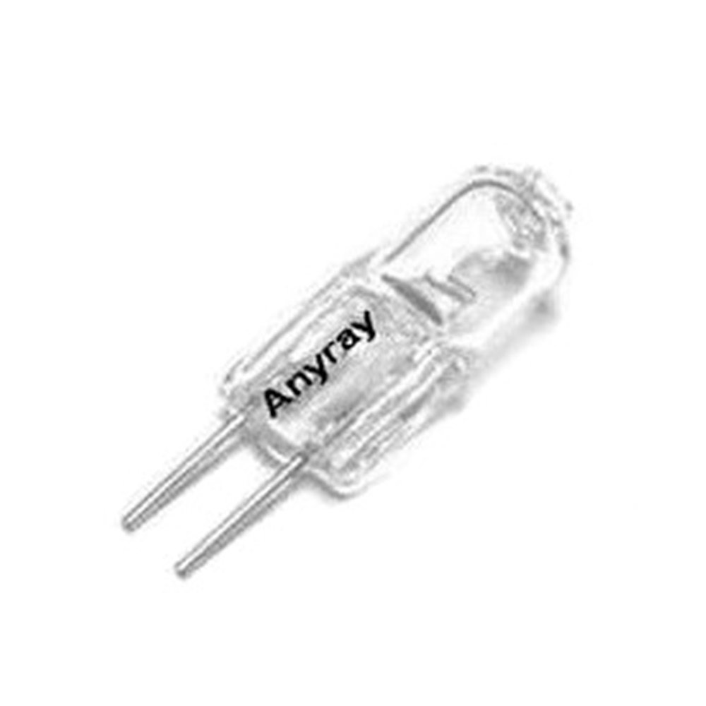 Anyray A1742Y (5)-Bulbs JC 20 Watt G6.35 24V 20W Bi Pin C-6 T3 24-Volt Halogen Light Bulb Clear 20Watt