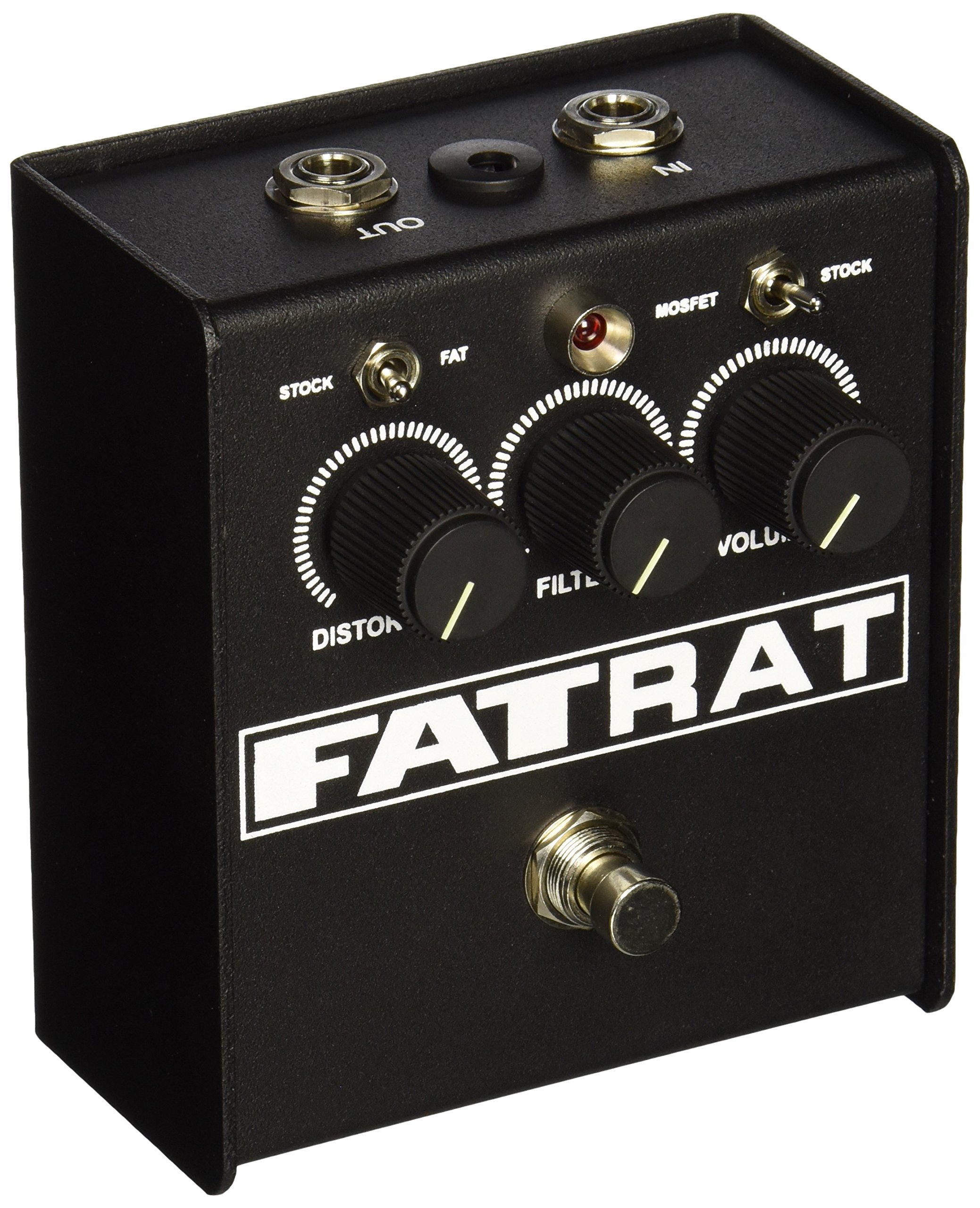 Pro Co Sound FATRAT Distortion Pedal with Selectable MOSFET Clipping and Thick Boost Distortion