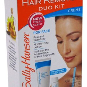 Sally Hansen Creme Hair Remover Duo Kit For Face (6 Pack)