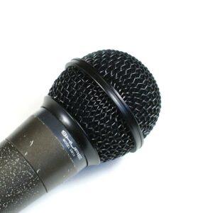 (D43) Mesh Microphone Grille Fits Shure SM58 Microphone Die-cast, Black