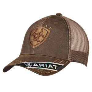 Ariat Men's Flex Fit Hat, Gray, Large/X-Large