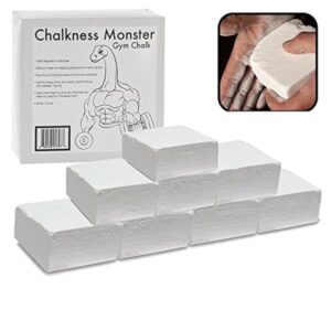 gym chalk (1 lb, 8 2oz blocks) - gymnastics, rock climbing, power lifting no slip, no moisture chalk (1 lb)