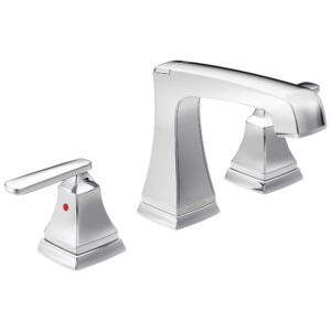 delta faucet ashlyn widespread bathroom faucet chrome, bathroom faucet 3 hole, diamond seal technology, metal drain assembly, chrome 3564-mpu-dst