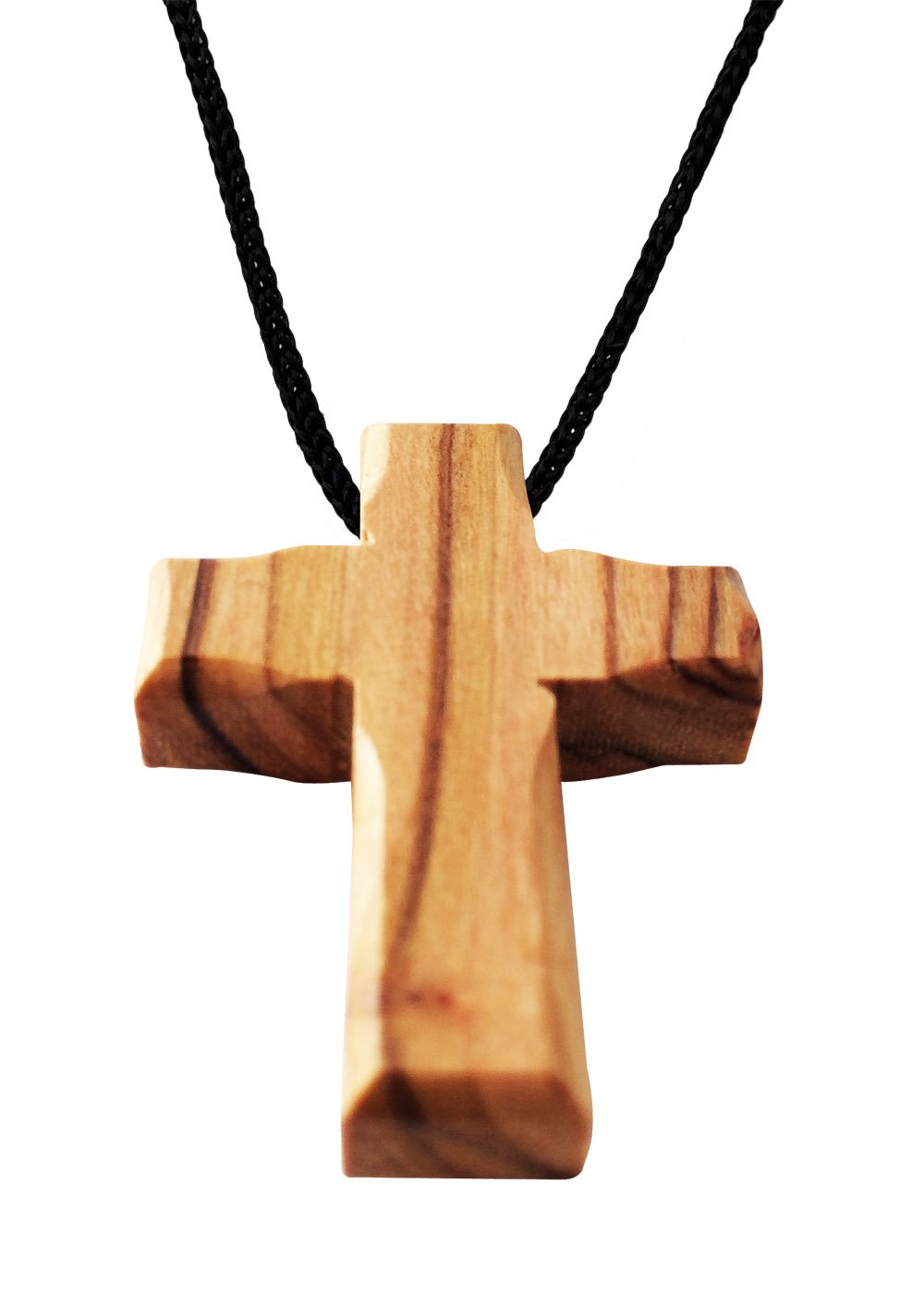 Holy Land Imports Olive Wood Cross Pendant. (1.5 inches Height) WA-37