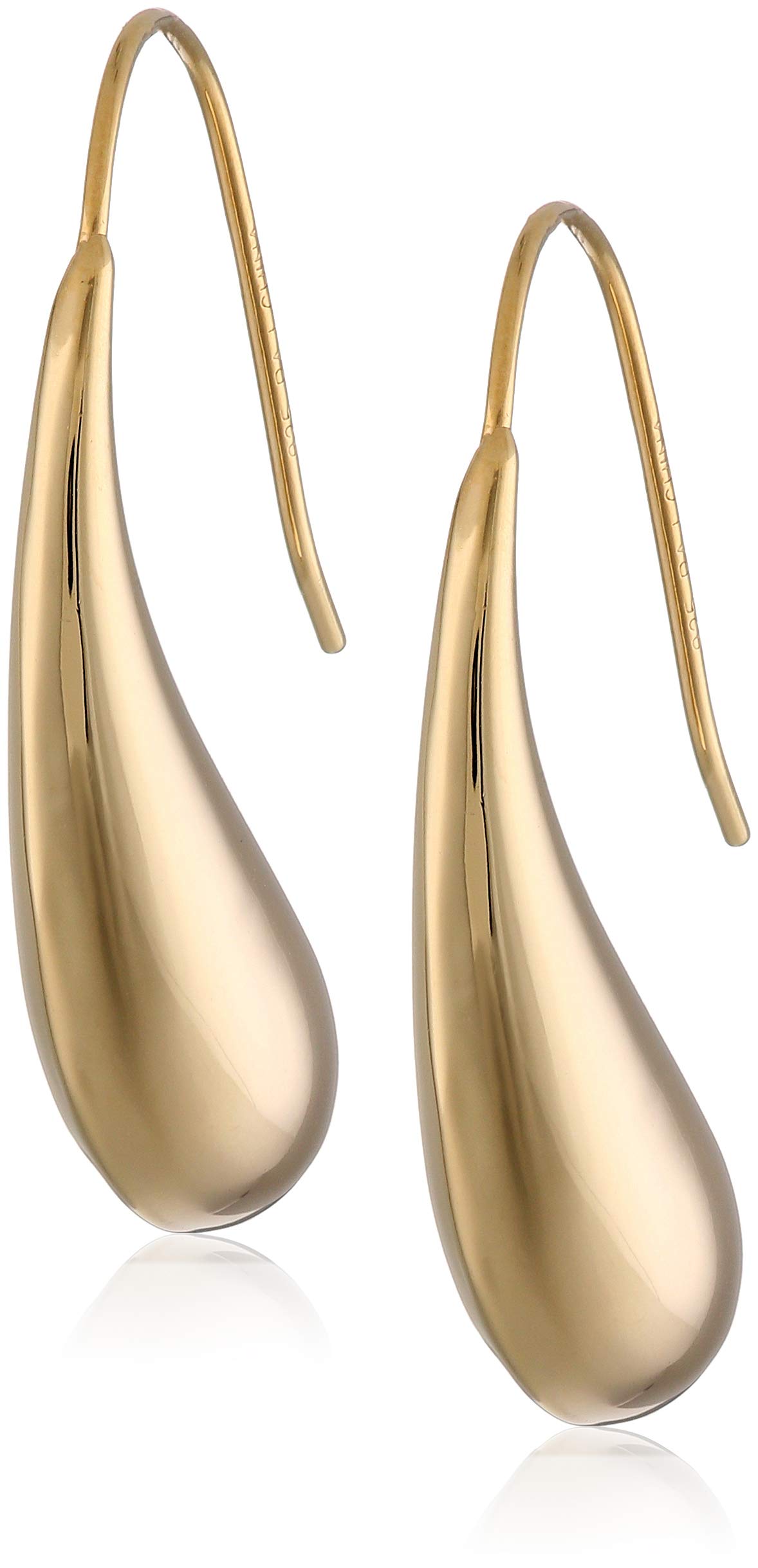 Amazon Essentials 18k Yellow Gold Plated Sterling Silver Teardrop Earrings (previously Amazon Collection)