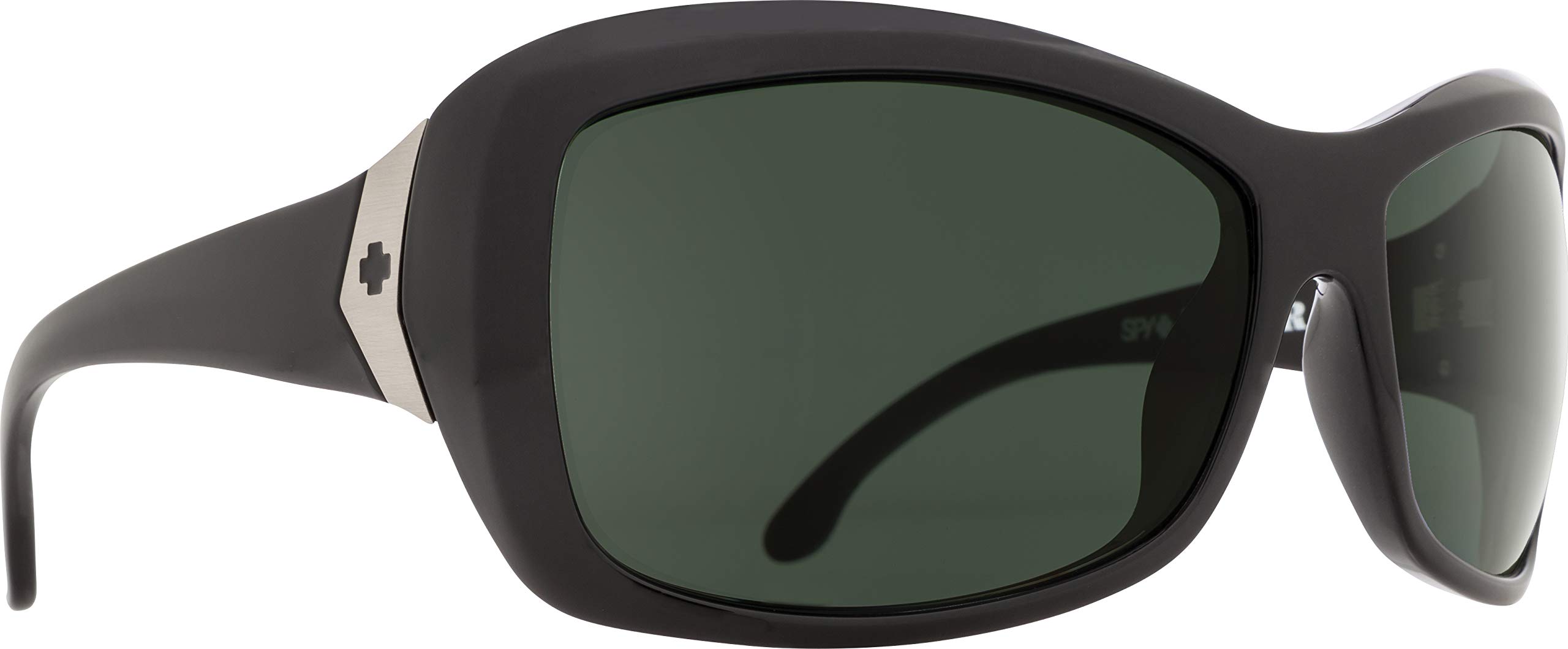 Spy Optic Farrah Sunglasses,Black/Happy Gray/Green Polar,62 mm