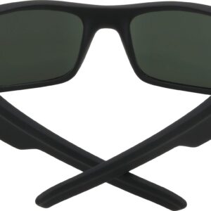 Spy Optic Hielo 670375973863 Sunglasses, 56 mm (Soft Matte Black/Happy Gray/Green)