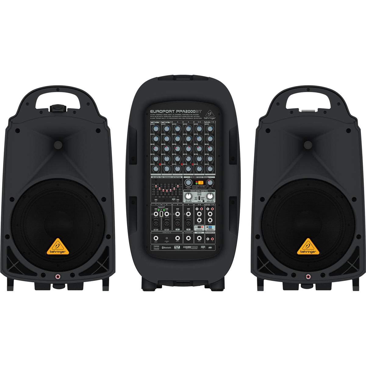 Behringer Europort PPA2000BT 8-Channel Portable PA System with Bluetooth