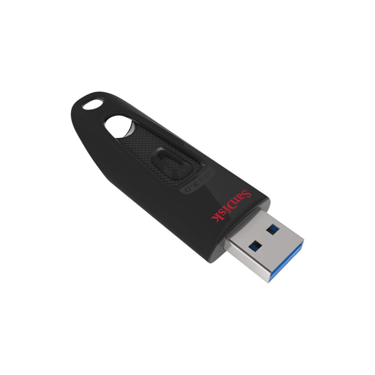 Sandisk Ultra USB flash drive, 128 GB, Black (SDCZ48-128G-A46)