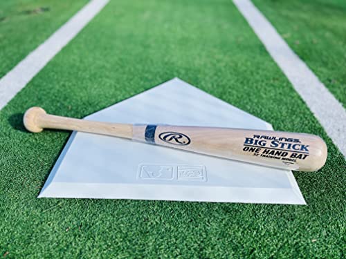 Rawlings | BIG STICK One Hand Training Bat | Baseball / Softball | 22” Pro Grade Ash