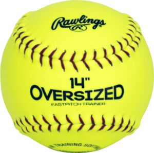 rawlings | oversized fastpitch training softball | 14"