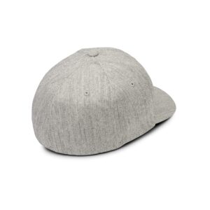 Volcom unisex adult Full Stone Flex Fit Baseball Cap, Grey Vintage, Large-X-Large US