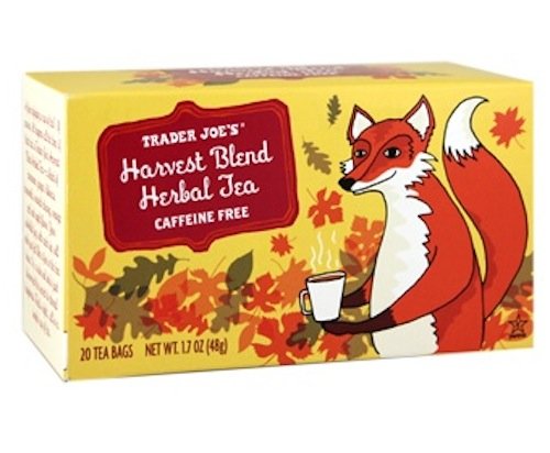 Trader Joe's Harvest Blend Herbal Tea Cafeeine Free 20 Tea Bags (Pack of 3)