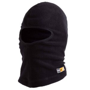 FR Rated Balaclava, Winter Face Mask, Thermal Fire Resistant Modacrylic Fleece, Ergodyne N-Ferno 6828,Black