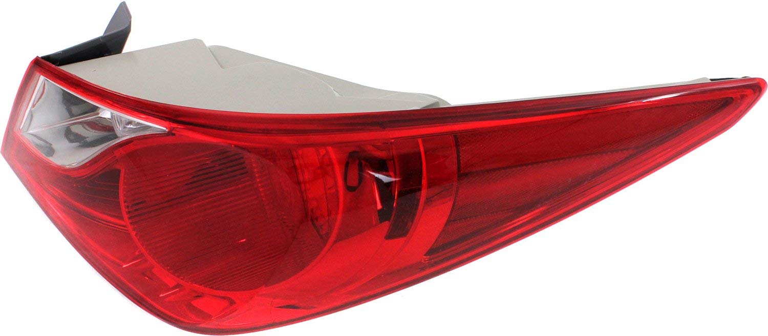 Evan Fischer Driver and Passenger Side, Outer Tail Light Compatible with 2011-2014 Hyundai Sonata - HY2805116, HY2804116