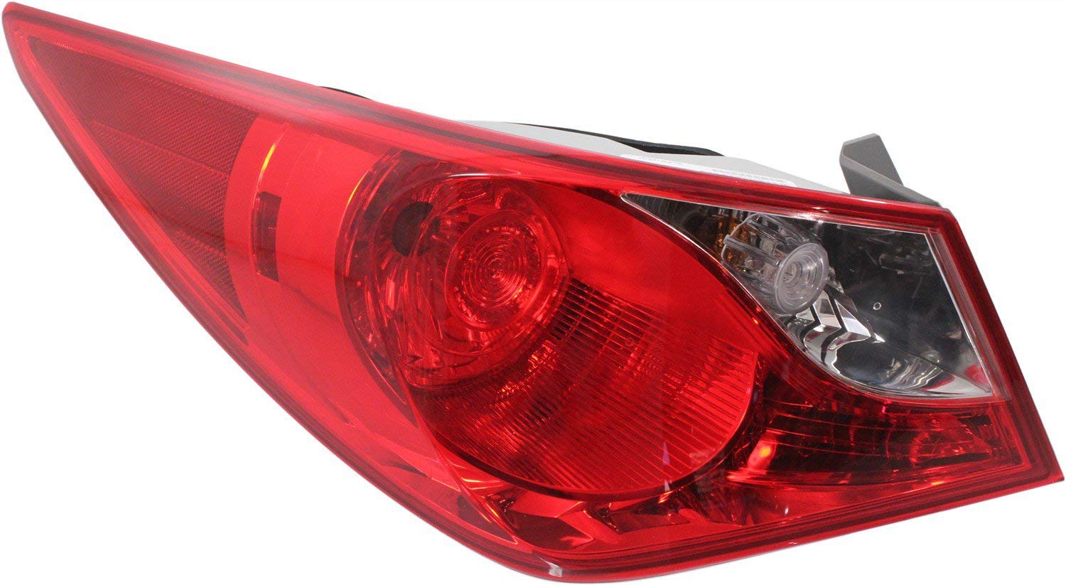 Evan Fischer Driver and Passenger Side, Outer Tail Light Compatible with 2011-2014 Hyundai Sonata - HY2805116, HY2804116