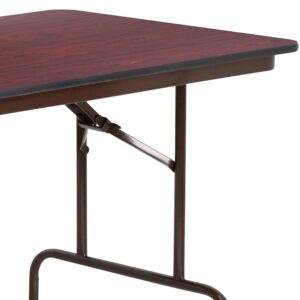 Flash Furniture Floyd 6-Foot High Pressure Mahogany Laminate Folding Banquet Table