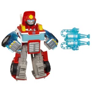 transformers playskool heroes rescue bots energize heatwave the fire bot converting toy robot action figure, toys for kids ages 3 and up (amazon exclusive)