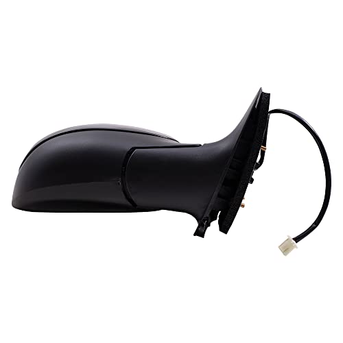 Brock Aftermarket Replacement Driver Left Passenger Right Power Mirror Paint To Match Black Without Heat-Signal With Adapter Set Compatible With 1997-2003 Ford F-150 Standard Cab/Extended Cab