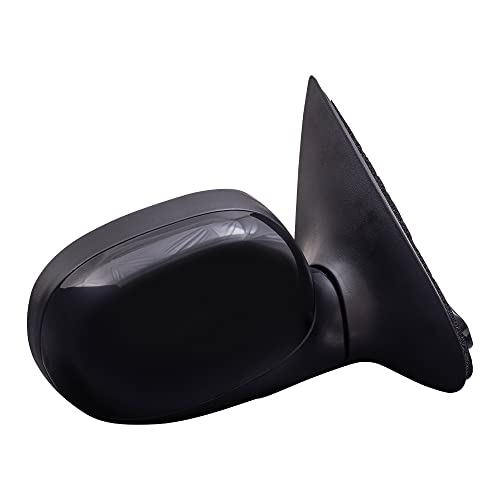 Brock Aftermarket Replacement Driver Left Passenger Right Power Mirror Paint To Match Black Without Heat-Signal With Adapter Set Compatible With 1997-2003 Ford F-150 Standard Cab/Extended Cab