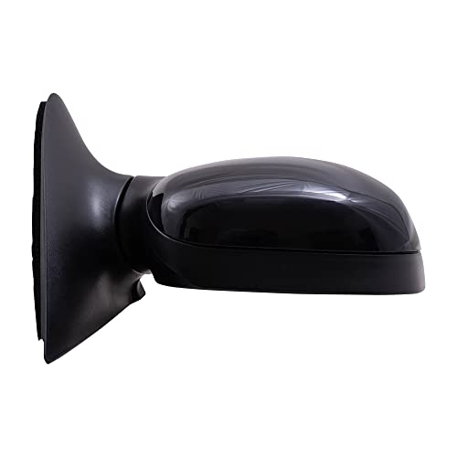 Brock Aftermarket Replacement Driver Left Passenger Right Power Mirror Paint To Match Black Without Heat-Signal With Adapter Set Compatible With 1997-2003 Ford F-150 Standard Cab/Extended Cab