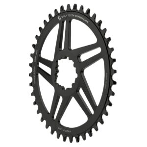 Wolf Tooth Direct Mount Round Mountain Bike Chainring for SRAM Cranks (32 Tooth, Drop-Stop A, 6mm Offset, MTB)