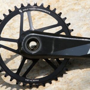 Wolf Tooth Direct Mount Round Mountain Bike Chainring for SRAM Cranks (26 Tooth, Drop-Stop A, 6mm Offset, MTB)