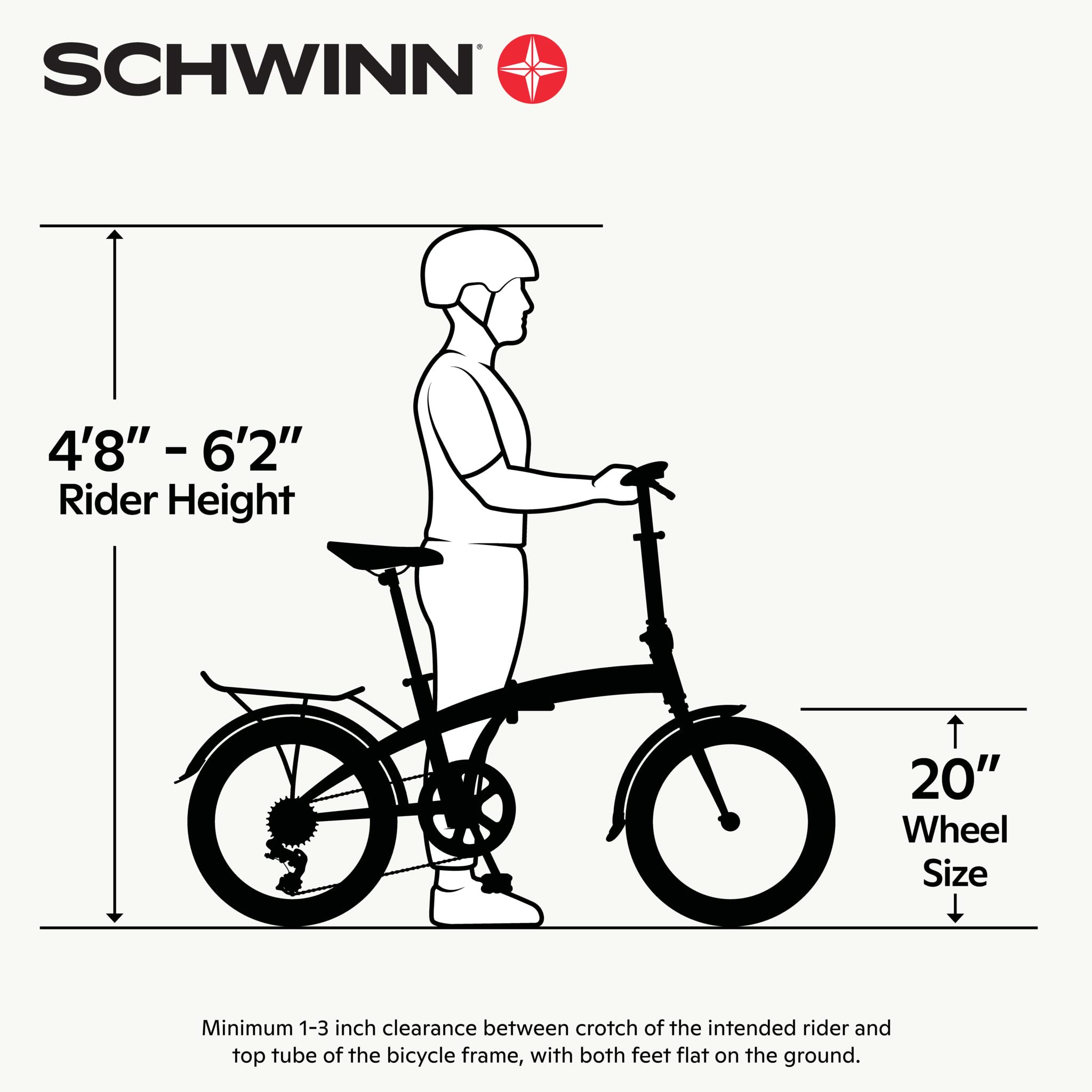 Schwinn Hinge Adult Folding Bike, Mens and Womens, 20-inch Alloy Wheels, Single Speed Drivetrain, Rear Cargo Rack, Carrying Bag Included for Storage, Grey