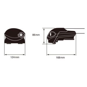 INNO XS300 Aero Low Profile Base Stays for Fixed Points FLUSH (Set of 4)